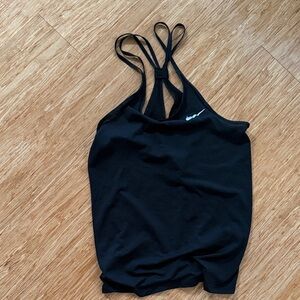Nike Black Double Strap Tank Top